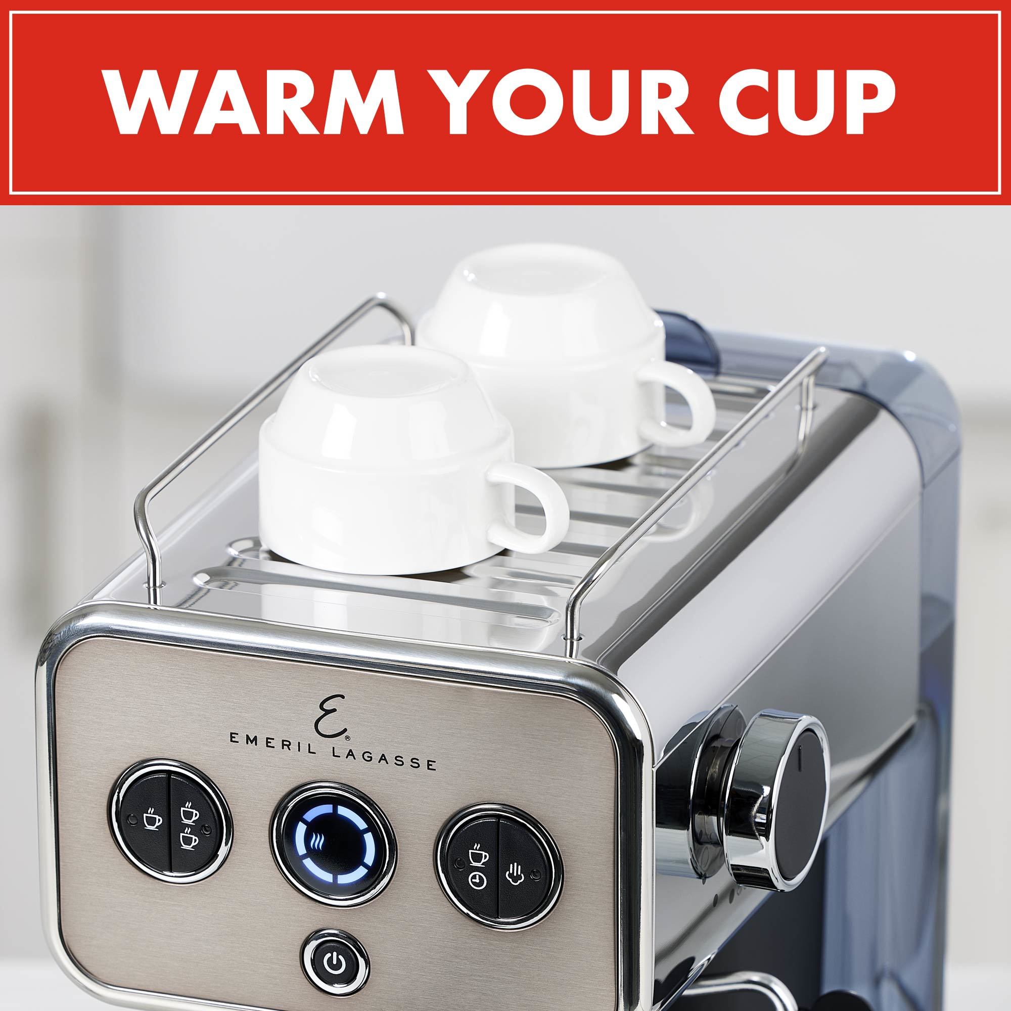 EMERIL LAGASSE SEMI-AUTOMATIC 15-BAR PRO ESPRESSO MACHINE™