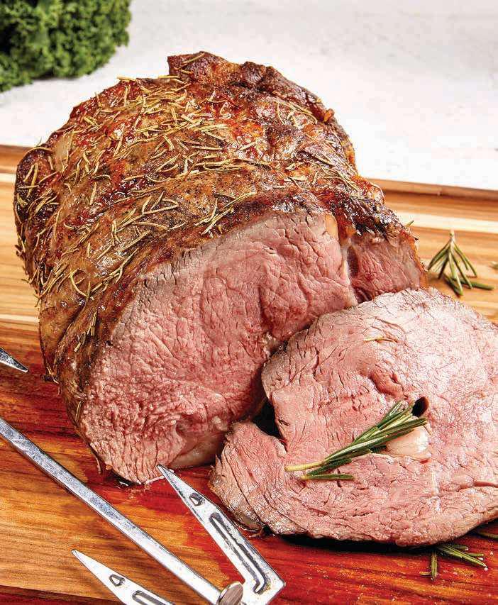 Garlic-Rosemary-Crusted Prime Rib