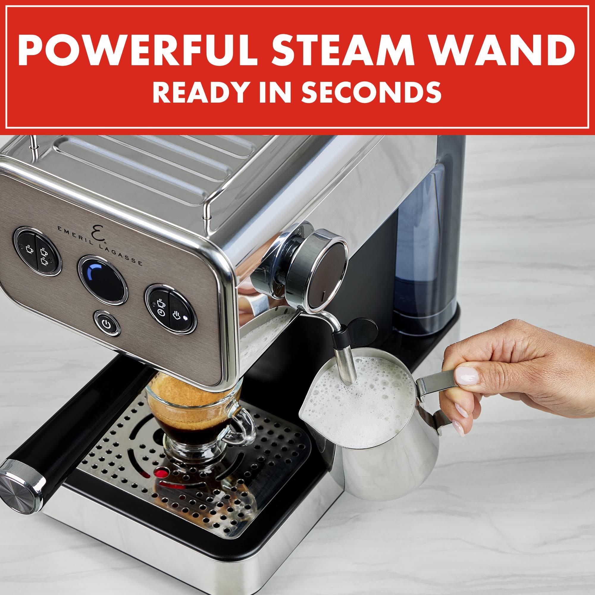 steam wand for frothing milk