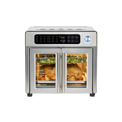 EMERIL LAGASSE EXTRA LARGE FRENCH DOOR AIRFRYER 360™ TOASTER OVEN COMBO, 26 QT